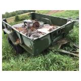 Army Tag Trailer 9ft X 6ft No Wire Cable Included
