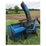7ft 3pt Snowblower, Hyd Spout Turn