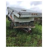 Military Tag Trailer 9x6 With Truck Camper No