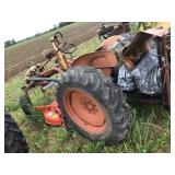 Allis Chalmers G With Kubota Belly Mower Adapted