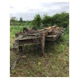 28ft Quad Axle  Equipment Trailer, Includes Steel