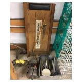 Electric Motor, Creeper, Assorted Items