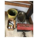 Empty Toolboxes, Roaster, Assorted Items