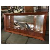 Mirrored Wall Shelf Frame, 24x52