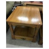 Solid Wood End Table 27x22x21