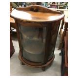 Pine Mini Curio Cabinet 22x11x30