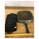 Wagner Square Skillet 1218, Umarked Corn Stik Pan