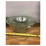 Pyrex Clear Nesting Mixing Bowls
