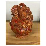 Ceramic Rooster Cookie Jar Chips