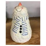 Ceramic Snowman Cookie Jar