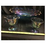 Carnival Fruit Bowl, Cream&sugar