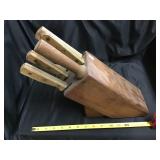 Old Homestead Knife Block And Knives