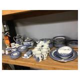 Blue Willow Transferware Dish Assortment