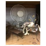 Doll Chair And Bench, Table Fan