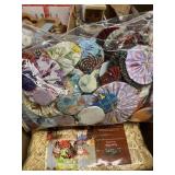 Straw Bale, Quilt Pieces, Drum Head And Photo