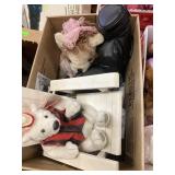 Stuffed toys and assorted items