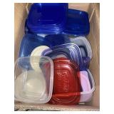 Plastic Containers, Assorted Items