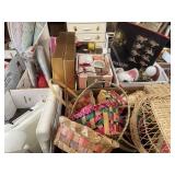 Candles, Baskets And Assorted Items