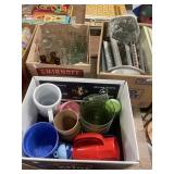 Glassware, Bottles And Bakeware