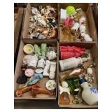 Animal Figurines, Avon Items And Assorted Items
