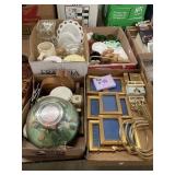 Frames, Glassware And Assorted Items