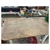 54x32x30 1/2 Wood Table With Drawer