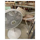 Fan, Lamp And Cart
