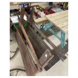 Wood Bench Back Slats Parts