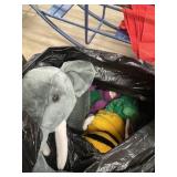 Stuffed Toys And Baby Seat