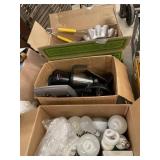 Cookware, Light Bulbs And Electric Items