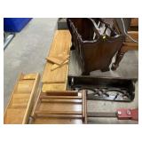 Shelves, letter holder and magazine rack