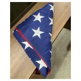 Folded American Flag