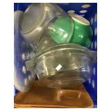 Pyrex and glassware assortment