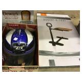 Helmet and assist tray