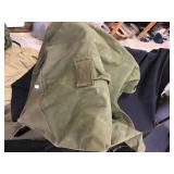 Army canvas duffle