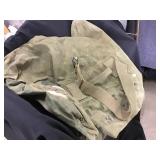 Army canvas duffle