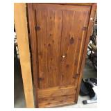 Cedar wardrobe with damage