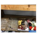 Glassware, monogram glasses,