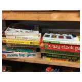 Board Games assortment and craft kits