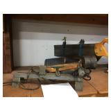 Mini lathe, miter saw