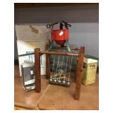 Motion teaser, tree stand, match holder