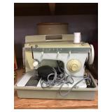 Singer 242 sewing machine and lamp shade