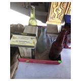 Glass Bottles And Beer Coasters