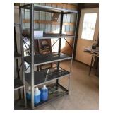 Metal Shelf 36x18x69  & Washer Fluid