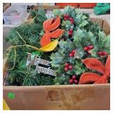 Box Full Of Christmas Decorations