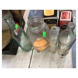 Three Bottles And Jar