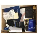 Note Pads, Calculator And Assortment