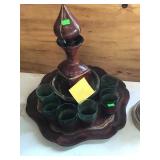 Wine Drinking Set And Ashtray