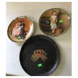 Plastic Serving Tray& Knowles Norman Rockwell