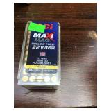 50 Rounds Cci .22wmr Hollow Point Jacketed